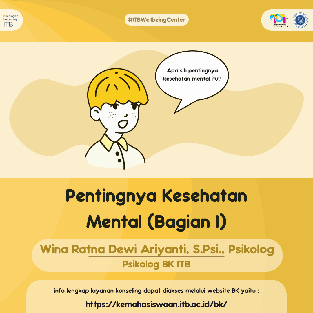 Yuuk.., kenali Kesehatan Mental Kita